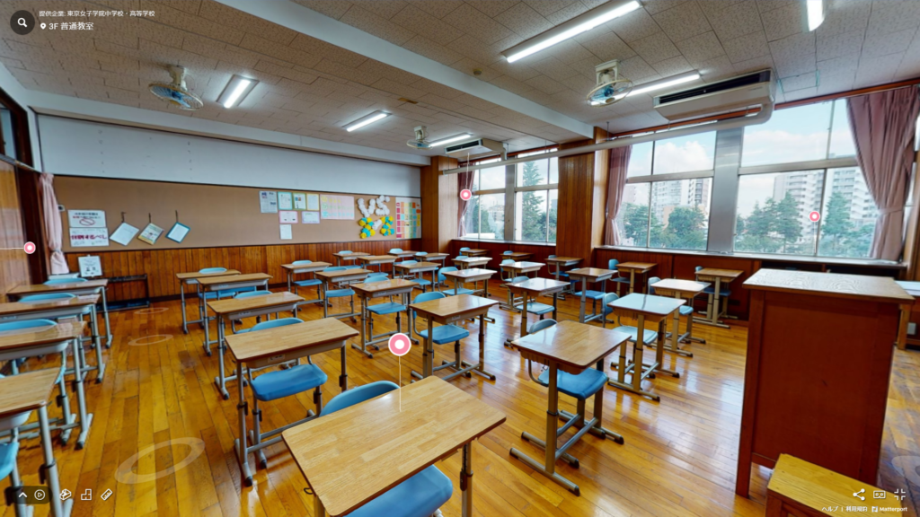 東京女子学院 3F普通教室